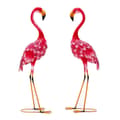 Miniatyrbillede 3 af 6: Havefigur Sæt, Flamingo Dekoration 2-delt, 20x27x89 cm