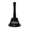 Miniatyrbild 1 av 2: Svart klocka Ring för en drink alkohol * Höjd: 12,5 cm * Diameter: 7,5 cm * Material: metall, plast * Färg: svart Fo...