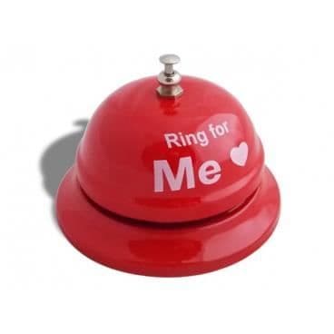 Dörrklocka - Ring for Me - Röd - Metall - Blandat - 85x85x60 mm