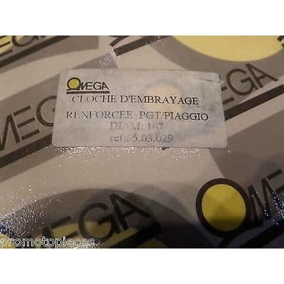 kopplingsklocka 107mm omega skoter piaggio 50 zip typhoon peugeot trekker Buxy 2t ...