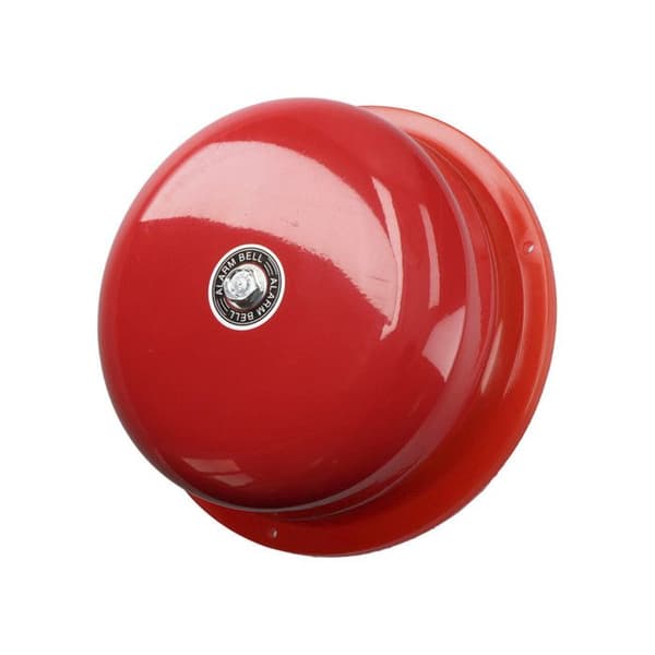 Industriell klocka - EDM - 100 mm - 86 dB - Metall - Röd