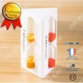 Miniatyrbild 1 av 4: TD® 3-5 - 7min Sand Glas Timer Sandglas Timglas Klocka Present Hem Juldekor Vit