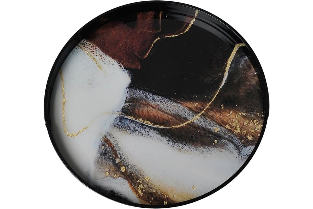 DUEVEJ Dekorationsfat 45 cm Runt Brun