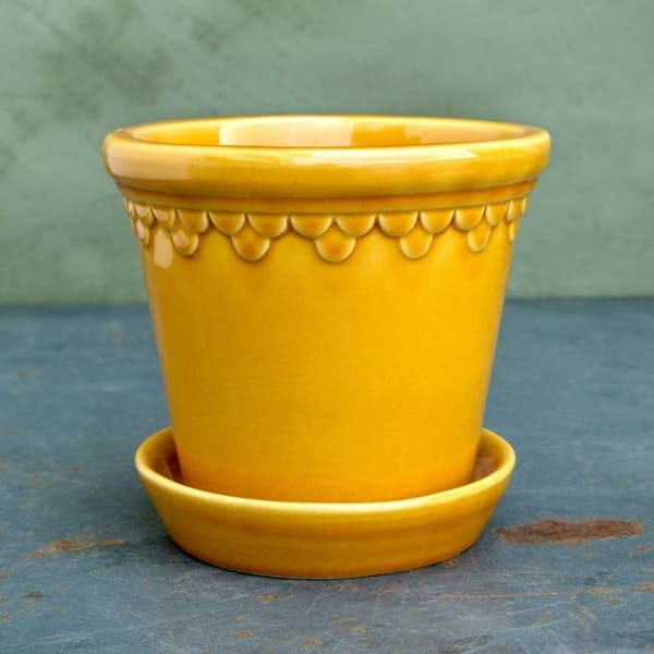 Copenhagen Pot Yellow, Ø 12cm - Bergs Potter