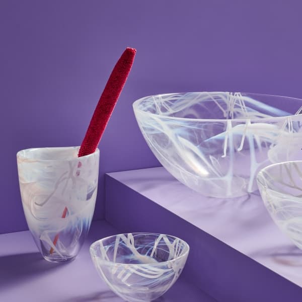Contrast Bowl White, Ø 35cm - Kosta Boda