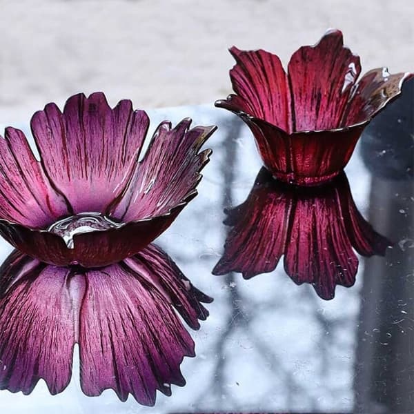 Fleur Skål liten, rödrosa - Målerås