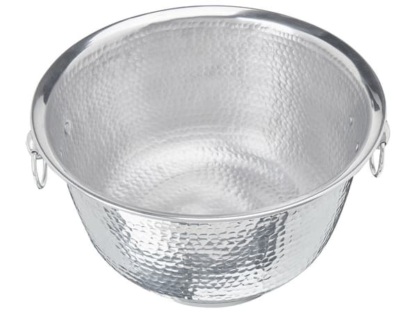 Champagnekøler Sølv Aluminium ø 37 x 23 Dekorativ Champagneskål til Opbevaring Drikkevare Vin til Spisestuen Køkken Tilbehør