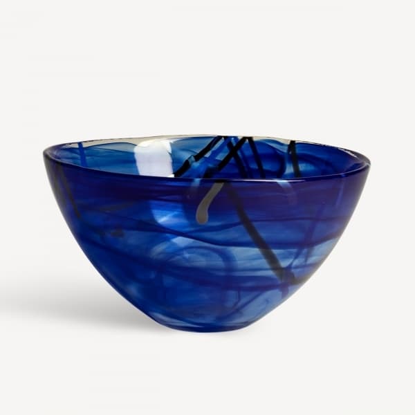 Contrast Bowl Blue, Ø 23cm - Kosta Boda