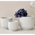 Miniatyrbillede 3 af 3: Lyngby Flower Pot White, H 13cm - Lyngby Porcelæn