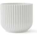 Miniatyrbillede 1 af 3: Lyngby Flower Pot White, H 13cm - Lyngby Porcelæn