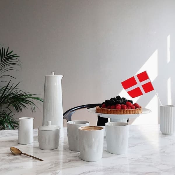 Thermodan Sockerskål, 8cm - Lyngby Porcelæn