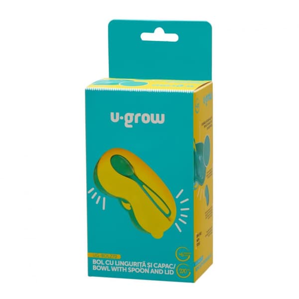 Bol cu lingurita 270 ml, U-Grow