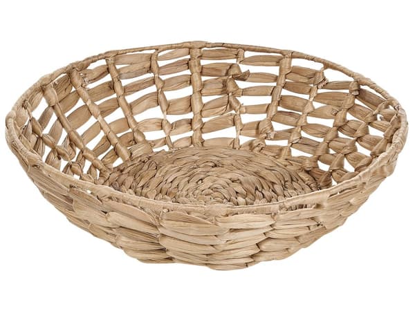 Koristekulho luonnonväri 2 kpl vesihyasintti pyöreä käsintehty punottu boho