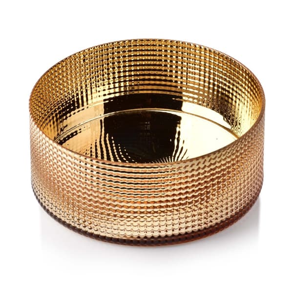 SERENIT GULD Dekorativ skål, diameter 22,5xH10cm