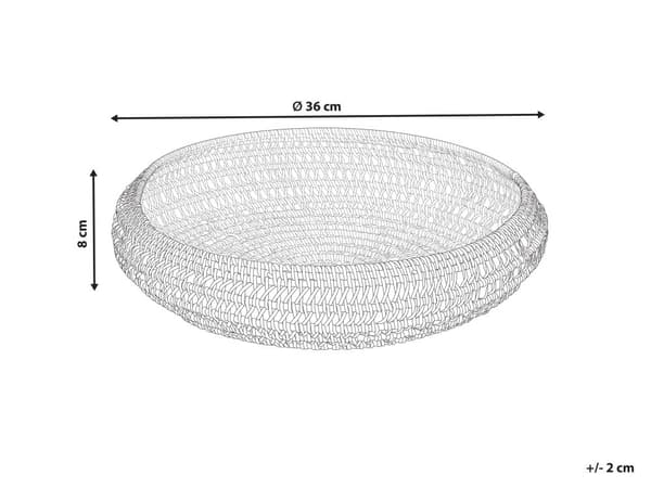 Rattan Trinket Fad Naturlig Boho Frugt Tilbehør Holder Bakke Dekoration