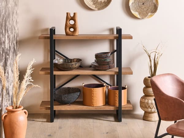 Sæt med 3 Dekorative Skåle Messing Metal Distressed Finish Rund Accent Bowl Design
