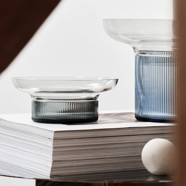 Ensemble Vase Blue/Grey, 6cm - Orrefors
