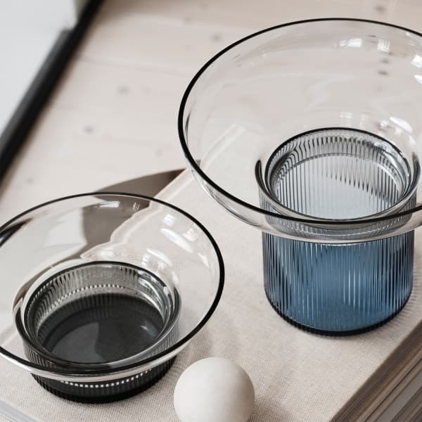 Ensemble Vase Blue/Grey, 6cm - Orrefors