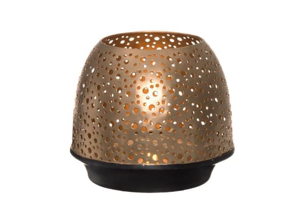 4Living Lantern Dots gyldne 17 x 14,5 cm