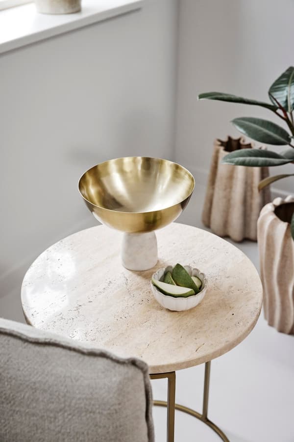 FURNLUX SKÅL CAMILLE BEIGE 9CM