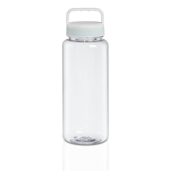 Xavax Drinking Bottle, 1250ml, Leak-proof, Handle, Screw Cap, transparent