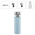 Miniatyrbild 5 av 11: Xavax To Go Glass Bottle, 450ml, with Protective Sleeve, Insert, for Carbonated & Hot/Cold