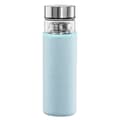 Miniatyrbild 1 av 11: Xavax To Go Glass Bottle, 450ml, with Protective Sleeve, Insert, for Carbonated & Hot/Cold