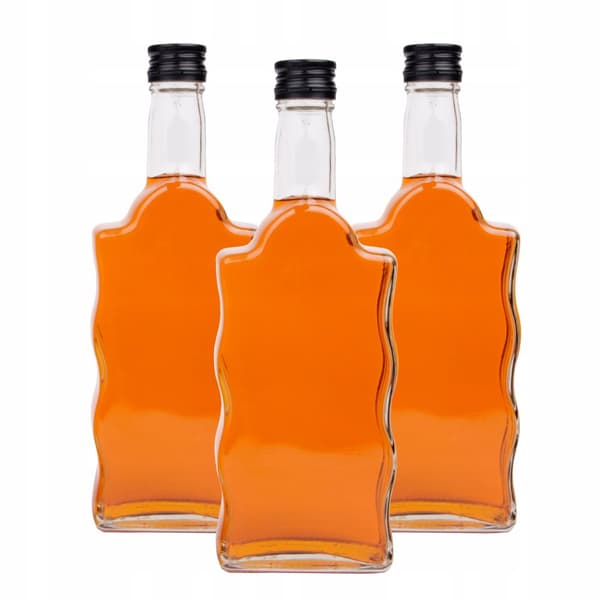 5X FLASKE FALA 500ML TIL LIKØR JUICE + LÆG