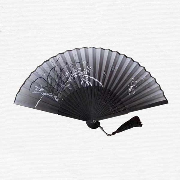 Fan Silk with Tassel - Various Colors
