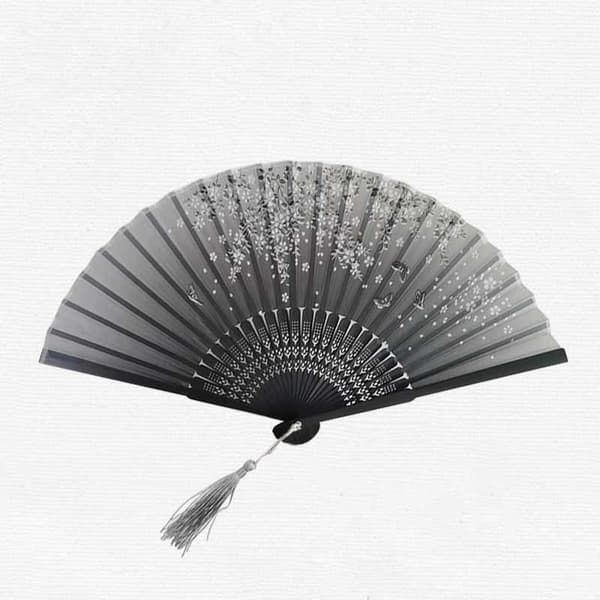 Fan Silk with Tassel - Various Colors