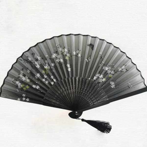 Fan Silk with Tassel - Various Colors