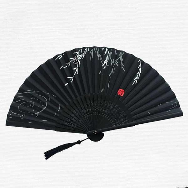 Fan Silk with Tassel - Various Colors