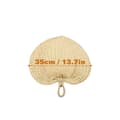 Miniatyrbillede 1 af 2: Naturlige Palm Leaf Håndfans, Håndlavet til Bryllupper, Allsidig Dekoration og Gaver,24 stykker, 35 cm