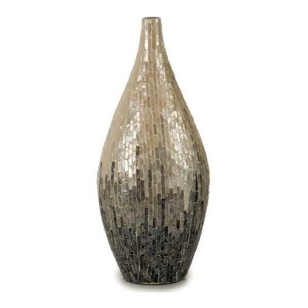 Vas Gift Decor BIG-S3603671 Grå Pärlemor spånskiva