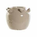 Miniatyrbild 1 av 3: Vas DKD Home Decor Porslin Grå Beige Fåglar Shabby Chic (15 x 15 x 13,5 cm) (2 antal)