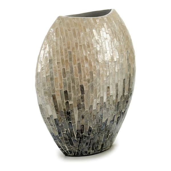 Vase Grå Faded effekt (15 x 35 x 32 cm)