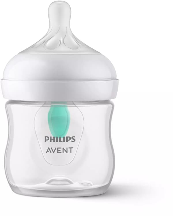 Philips Avent Natural Response pretkoliku pudelīte ar AirFree vārstu 125 ml, jaundzimušā knupītis, 0m+