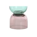 Miniatyrbild 3 av 3: Vas Home ESPRIT Dvobarvna Glas 10 x 10 x 21 cm