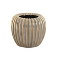 Pikkukuva 1 / 3: Maljakko Home ESPRIT Kullattu Kivitavara Moderni 19 x 19 x 16 cm