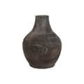 Pikkukuva 1 / 3: Maljakko Home ESPRIT Tumman harmaa Paolownia wood Siirtomaatyylinen Vanhahtava viimeistely 16 x 16 x 24 cm