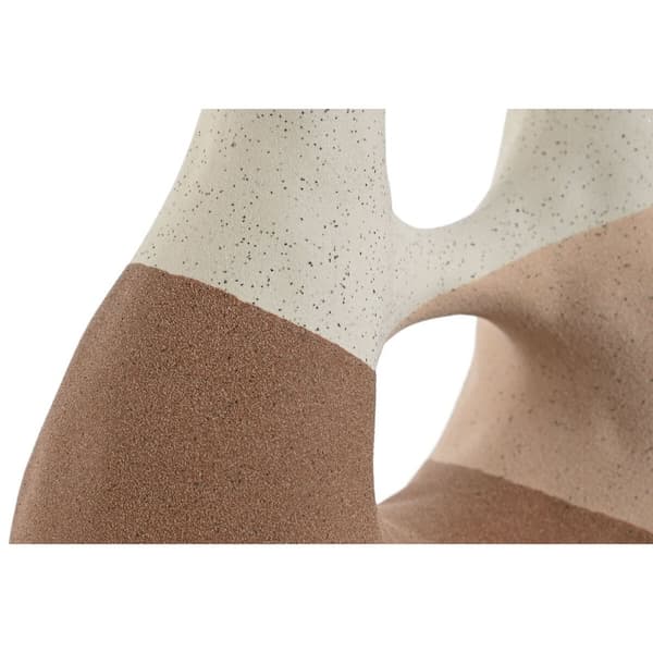 Vase Home ESPRIT Tricolour Keramik Abstrakt 24 x 11 x 21 cm