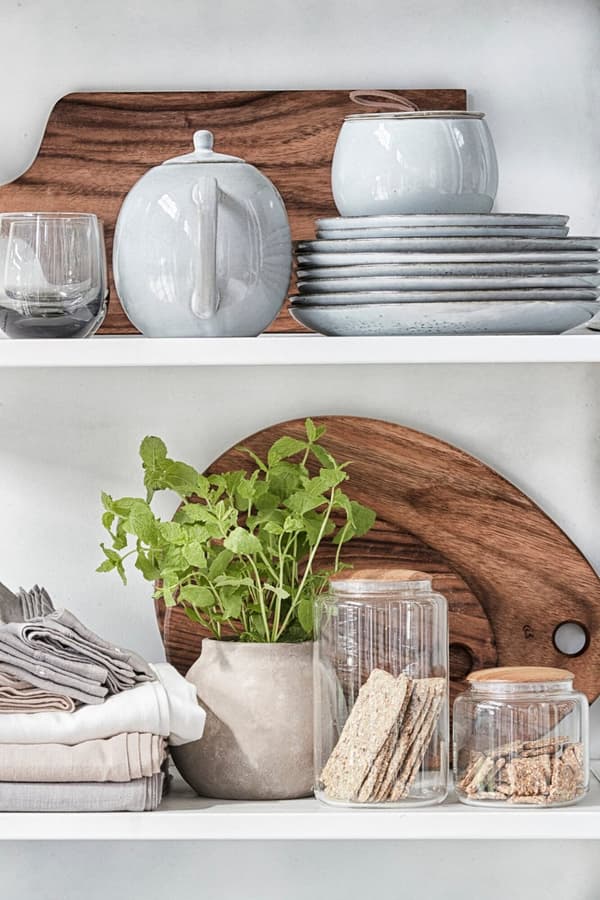 FURNLUX BURK AMERA GRÅ 14CM