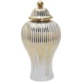 Miniatyrbillede 2 af 2: Dekorativ krukke, elegant midtpunkt, funktionel opbevaring,6.30x6.30x11.81tommer