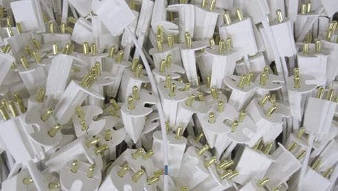 Kronkontakt KL2 SKX2x0,75 Vit. L15cm. 3-Pack