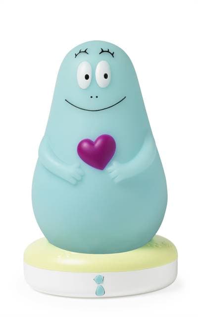Barbapapa Nattlampa med laddplatta, Blå