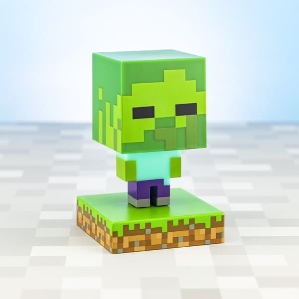 Minecraft Zombie 3D Lampa