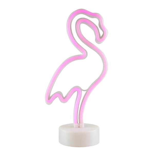 LED Neonlampa, Flamingo