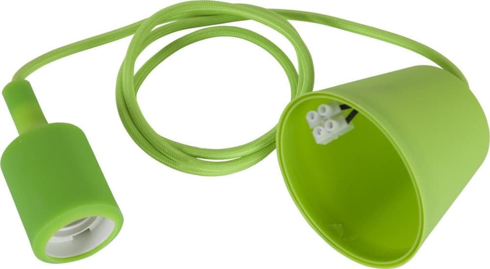 Sladdställ E27 Color Green