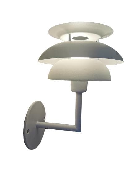 Vägglampa Flora Vit 20cm