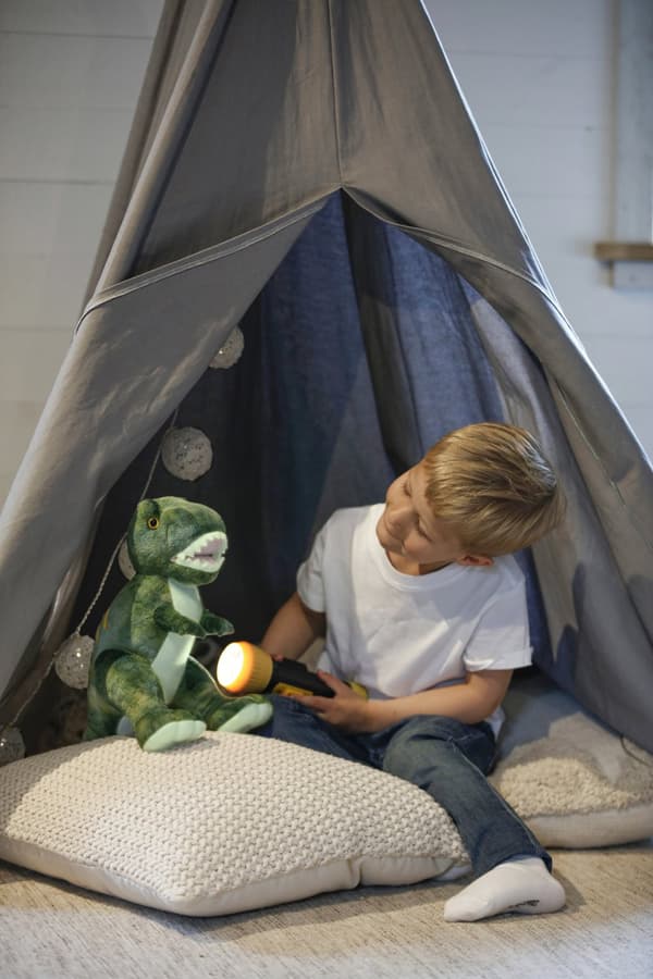 Självlysande Nattlampa Dinosaurie Grön Teddykompaniet